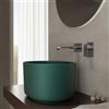 VITRA Lavabo d'appoggio 45,5x25 h cm verde inglese opaco - Capital