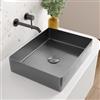 VITRA Lavabo d'appoggio 47x36 cm in acciaio inox cromo - Glered