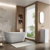 DEGHI Vasca freestanding 170x72h cm in acrilico bianco lucido - Eryndor
