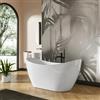DEGHI Vasca freestanding 160x72h cm in acrilico bianco lucido - Nakama