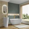 DEGHI Vasca freestanding 160x58h cm in acrilico bianco lucido - Jasira