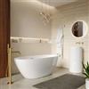 DEGHI Vasca freestanding 170x58h cm in acrilico bianco lucido - Alani