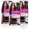 L'Oreal Paris, Tinta per capelli Casting Creme Gloss, Confezione da 3