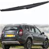 ZELLYA Spazzola Tergicristallo Posteriore, per Dacia Renault Duster MK1 2014 2015 2016 2017 Braccio Spazzolante Tergi Gomma Idrorepellente Nera