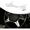 DIYUCAR Argento opaco ABS cromato per Benz Classe C W204 C180 C200 2011-2013 Auto Volante Decorazione Trim Accessori E ML GL Classe W212 X166 W166