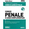 Does not apply Codice Penale E Leggi Complementari. Editio Minor 2026. Nuova Ediz.