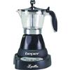 BC.041N Caffettiera Elettrica Lucilla in Alluminio, Timer Programmabile Fino a 2