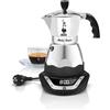 Moka Timer, Caffettiera Elettrica Con Timer Incorporato, 6 Tazze