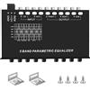 SODIAL Equalizzatore Audio per Auto un 5 Bande, Equalizzatore Grafico per Amplific6534