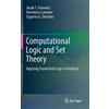 Jacob T. Schwartz Domenico Cantone Euge Computational Logic a (Copertina rigida)