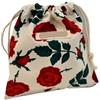 FVDZRFIE Borse Tela Borsa portaoggetti for cosmetici, borsa con coulisse, portamonete, chiave, auricolari, borsa portaoggetti in tessuto di cotone(Color1)