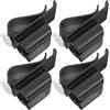 GRIRIW Set 4 Clip da Golf in ABS Nero, Porta Putter Leggero e Facile da Usare per Golf e Party