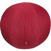 MotiveTech Copertura per Palla da Pilates, Copertura per Palla da Ginnastica, Copertura per Palla di Equilibrio, Rosso 65 cm