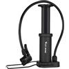 KLdcfhDR Pompa a Pedale 1 pz 140PSI con manometro, gonfiatore for Pneumatici Portatile for Bicicletta, Moto e Bici elettrica, Accessorio for Bici da Strada MTB(120PSI No Gauge A)