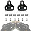 YYunying Tacchetti Per Biciclette Compatibili Con Pedali Look Keo, Tacchetti Classici In Carbonio Grip Blade 2 Max a 3 Fori Set Di Piastre Per Tacchetti Per Scarpe Da Ciclismo Su Strada, Agonistico,Nero