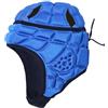 Fonowx Casco Morbido con Bandierina, Casco da Calcio/Rugby, Casco da Mischia, Casco Softshell, Copricapo da Calcio per Bambini, S Blu