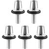 yanwuwa 5pcs Bicicletta Freno Cavo Regolatore Morsetti A Vite Fine Bike In Lega di Alluminio-V Pinza Freno Bulloni Leva Parte