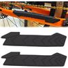 BDHYYM 2Pezzi Paracatena per MTB Adesivi in Silicone,Protezione per Telaio della Bicicletta,Protezioni per Catena in Silicone per Mountain Bike,Protezione Nera per Foderi Orizzontali per Mountain Bike