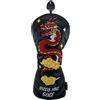 SheerFaring Copritesta per Mazze da Golf con Motivo di Drago Cinese, Leggero, Creativo, AntiGraffio, per Adulti (Uomini E Donne), Rosso Dr 36x17 cm