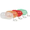 Ldbuejiaja Scatola per palline da ping pong in plastica con portachiavi + 2 palline da ping pong per bambini e adulti