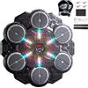 Comebachome Music Boxing, Pad da boxe da parete interattivo intelligente a 9 velocità con guanti Allenatore di boxe regolabile in altezza per adulti, bambini, Blu, Décorations d'été