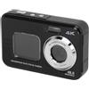 WAFOHSR Macchina Fotografica Di Sport Subacquea 48MP 4K Uscita Video Zoom Digitale 16X Anti Shake Impermeabile Vlog Messa A Fuoco Accurata(Black)