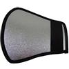 vhbw diffusore, softbox compatibile con METZ Mecablitz 45, 52, 36, 44, 24, 26 flash, fotocamera - plastica nero/argento, 18,5 x 20,3 cm