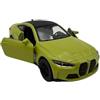 Dromader Welly Modellino Auto BMW M4 G82 Veicolo Miniatura Auto Scala 1:39 Verde