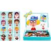 Generico Intrattenimento Puzzle Magnetico - Gioco Da Tavolo Portatile Per Bambini Su Due Lati Scatole Per Puzzle Magnetiche Bambino Ragazzi Ragazze Auto Da Viaggio Aeroplano Giocattolo Per L'apprendimento Pres
