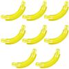 Sinbana 8pz Pezzi di Pista Curvi Compatibili con Hot Wheels Macchinine, ABS Connettori per Pista Accessori per la Costruzione di Piste (Giallo)