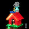 BrickBling Kit di luci con telecomando compatibile con Lego Snoopy's Doghouse 21368 (senza modello), set di illuminazione a LED compatibile con Lego 21368 Snoopy's Doghouse modello di mattoncini