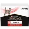 PURINA 10x85g Pro Plan Veterinary Diets Feline DM St/Ox Diabetic Manzo Gatto