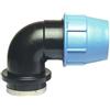 SOMATHERM FOR YOU SOMATHERM PER VOI - plastica curvo femmina per PE tubo D32 - F26 / 34 - bloccaggio esterno