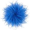 Baesics Spilla Piuma - Donna Soffice Piuma di Struzzo Spilla Stile Vintage Accessorio Cappello Sposa Matrimonio Festa Carnevale Fermaglio Capelli Fascinator per Blazer Abito Giacca - Design Fiori Boho