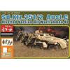 ドラゴンモデル 1/35 WW.II German Army Sd.Kfz.251 Ausf.C Rivet Wolf Ramen 40 Model with 4 Figure