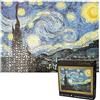 newsbirds Puzzle 3000 Pezzi, Notte Stellata di Vincent Van Gogh, 115 x 82 cm,