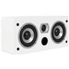 RO&CO Dynavoice Magic CR-4 Bianco Opaco - Diffusore Centrale Passivo 2 Vie, Woofer 2x4 + Tweeter 1, Solo 11 cm di Profondità, Bass Reflex Frontale, per Home Cinema.
