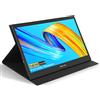Visual Beat Monitor portatile USB di tipo C da 13,3, 1080P FHD, IPS, 100% DCI-P3, schermo esterno con Smart Cover Premium Dual Speaker per Xbox, PS4, Switch, laptop, PC, telefono, superficie..