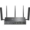 TP-Link ER706WP-4G AX3000 WiFi 6 Gigabit Internet Router, Dual-Band Wifi Booster, Omada Mesh WiFi Router, Supporto 4G+Cat6, 5 porte Gigabit Ethernet, VPN ad alta sicurezza, Gestione cloud
