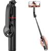 PORFOYO Treppiede magnetico per cellulare compatibile con magsafe treppiede magnetico selfie stick treppiede con telecomando anello magnetico per palestra, video, vlog