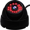 ELP Videocamera di sorveglianza Dome 1080P 2 MP IR LED per esterni, visione notturna, a prova di vandali, HD, USB, per la sicurezza Industriale, monitoraggio animali domestici