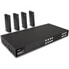 Lindy 38345 - Matrice 4x4 HDMI 4K60 Cat.6 con extender HDBaseT, 150 m
