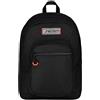 Seven Zaino Scuola FREETHINK, Doppio Scomparto, Nero, 34 L