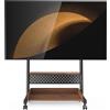 Does not apply Supporto TV Da Pavimento per 40-85 Pollici, Carrello Porta TV Con Ruote E Ripian