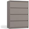 3E 3xE living.com Cassettiera: Quattro cassetti, Colore: Argilla