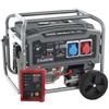 BlackStone BG 9050 - Generatore di corrente carrellato a benzina con AVR 6.6 kW - Continua 6 kW Full-Power + ATS