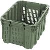 AgriEuro Premium Nr. 72 Cassette in plastica multiuso impilabili e sovrapponibili con laterali rinforzati