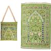 Anlising Tappeto di Preghiera Musulmana, Tappeto da Preghiera Musulmano, Tappeto di Preghiera Islamica, Tappeto Preghiera Musulmano,Tappeto di Preghiera Islamico,per Musulmano,Islamico (Giallo Verde)