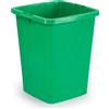 DURABLE Bidone quadrato DURABIN® 90L , Verde, 1800474020