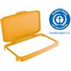DURABLE Coperchio incernierato rettangolare per DURABIN® 60L , Giallo, 1800500030